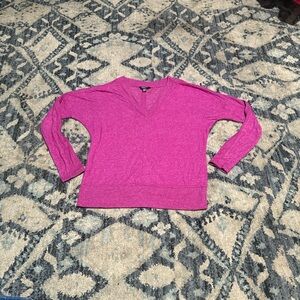 Buffalo David Bitton Fuchsia V-Neck Sweater